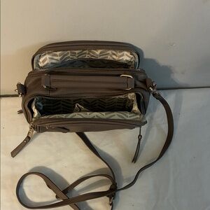 Madison West Brown Crossbody Bag